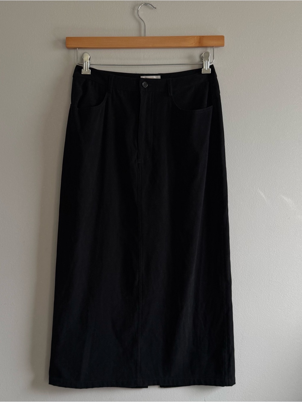 Talbots Black Maxi Skirt with Pockets Petite 8